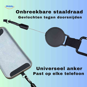 GripLock unbreakable steel wire cable with universal anchor for secure attachment.