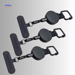 GripLock three-pack phone clips displayed as a complete set solution.