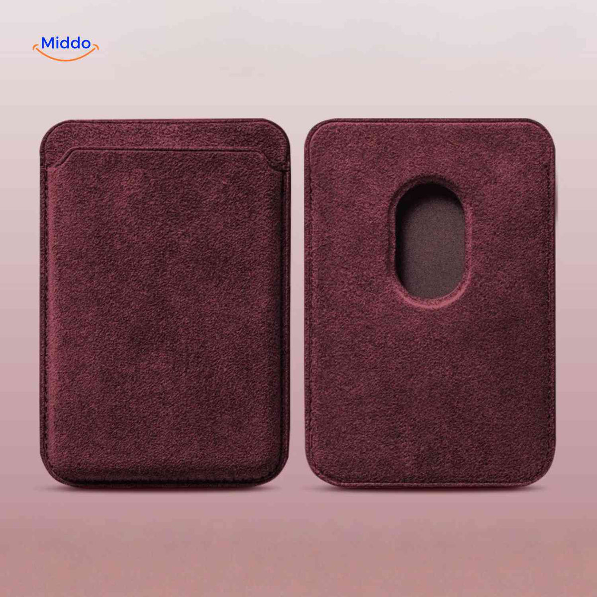 green AlcantaPro Card Holder product view image 8