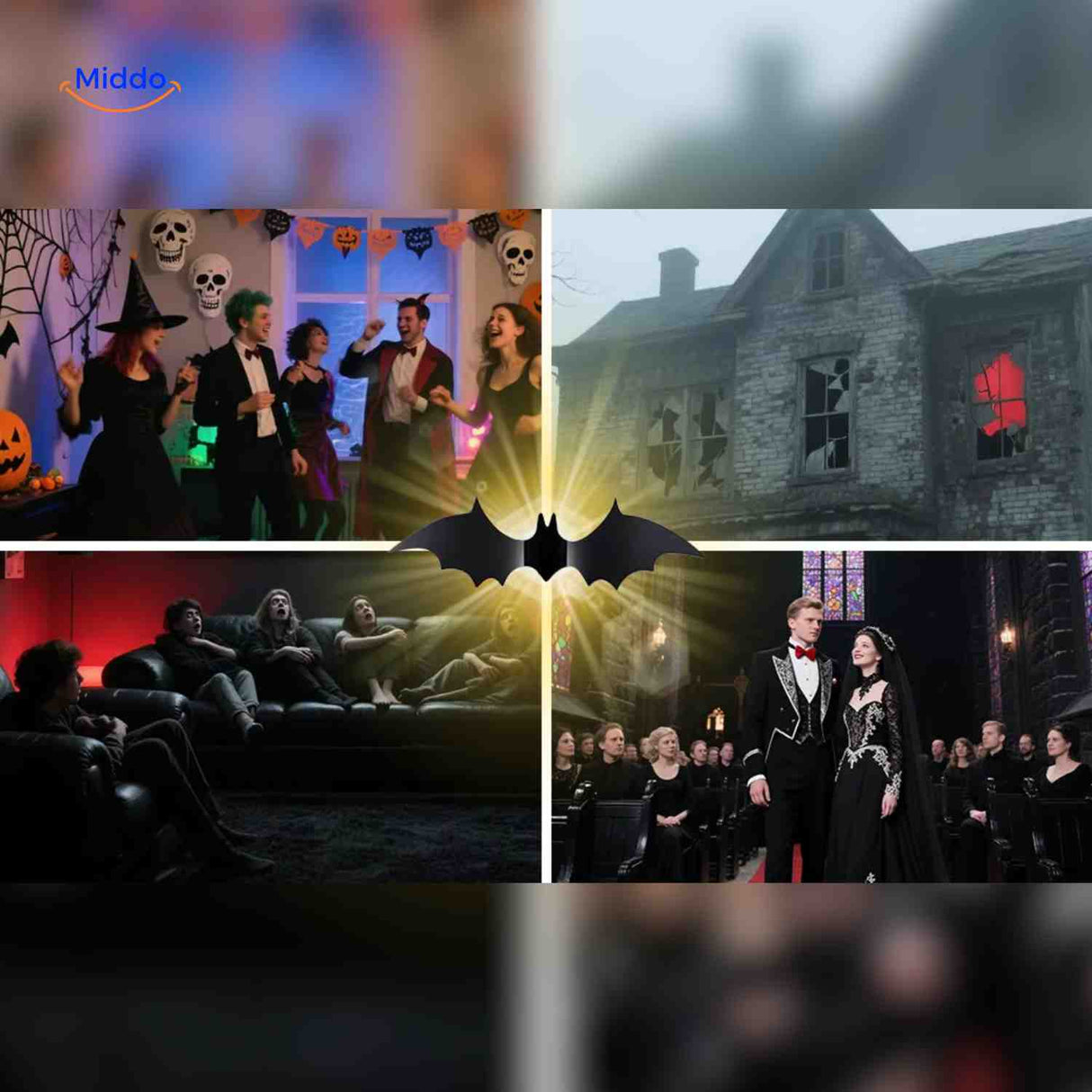 LED bat decoration for Halloween party and festive display.