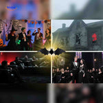LED bat decoration for Halloween party and festive display.
