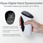 Hand grip trainer measures and tracks your grip strength progress with digital precision.