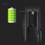 Rechargeable battery system for PrintPro Ink, enabling cordless handheld date and code printing.