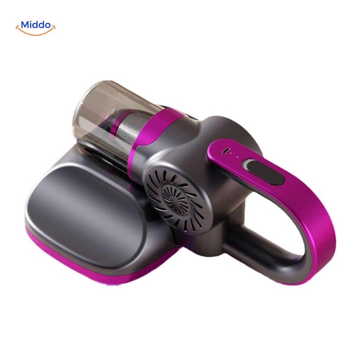 MopVac Pro handheld with UV blue light for floor and furniture cleaning.