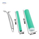 Green silicone handle protector 21cm size for large cookware handles.