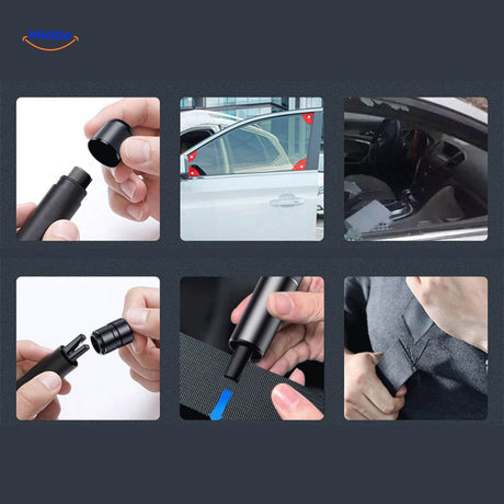 SafeKey Pro with convenient keychain attachment for easy hands-free car emergency access.