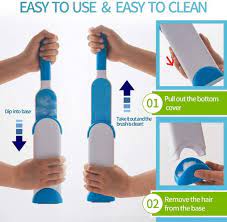 Eco-friendly reusable HandyBrush pet hair removal brush reduces waste