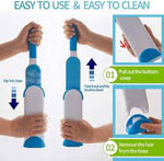 Eco-friendly reusable HandyBrush pet hair removal brush reduces waste