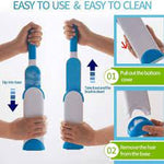 Eco-friendly reusable HandyBrush pet hair removal brush reduces waste