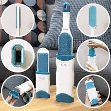 HandyBrush set includes full-size and travel-size pet hair remover