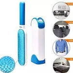 Self-cleaning pet hair remover with automatic debris removal system