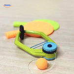Multifunctional hanging trainer for indoor sports and family play activities.