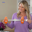 HangingHero leveling ruler tool for hanging frames straight and perfectly aligned.