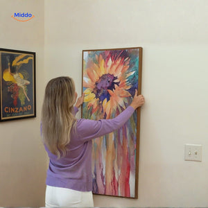 HangingHero tool makes hanging paintings straight simple and effortless.