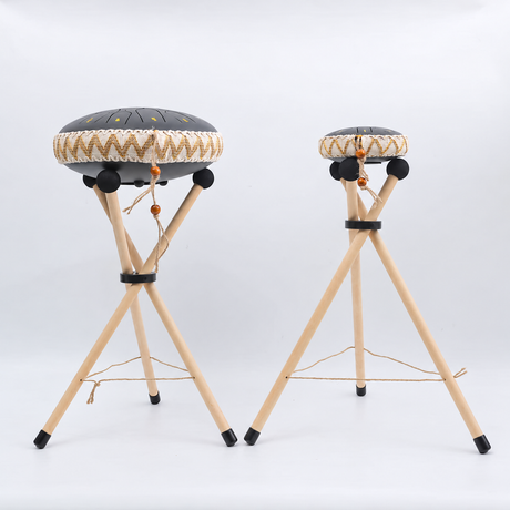 Wooden stand for Harmonii steel tongue drum