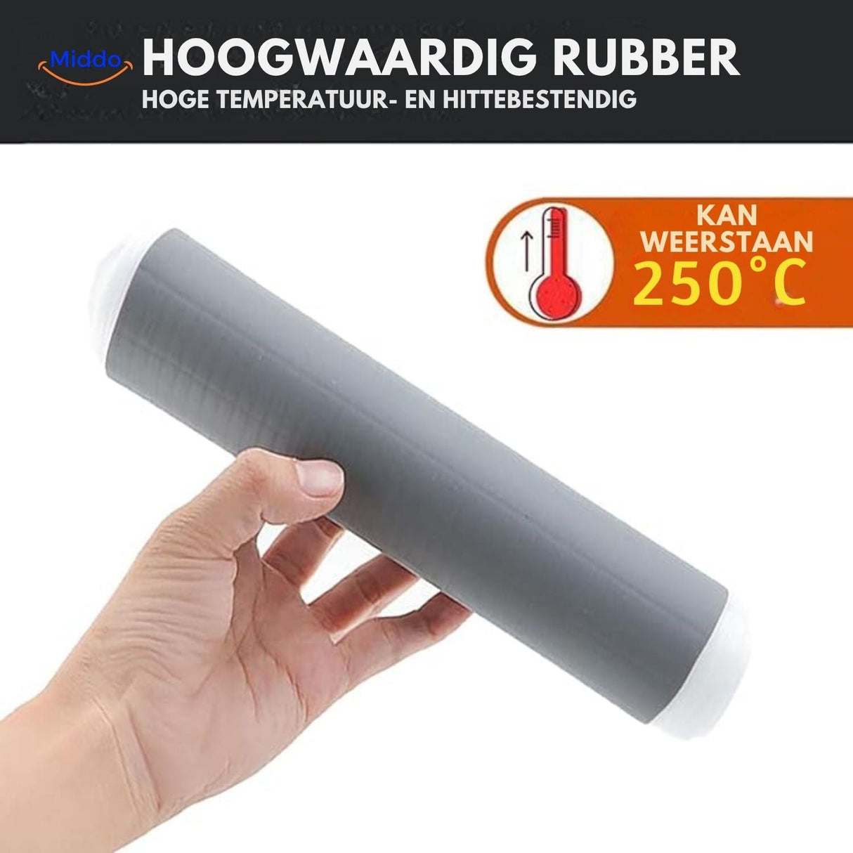 Silicone handle protector withstands heat up to 250 degrees for all cookware.