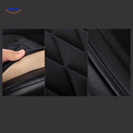 Heated car seat cushion made with high-quality fibers and premium surface finish.