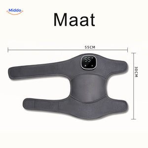 Sizing chart for FlexiHeat heated knee massager to ensure proper fit.