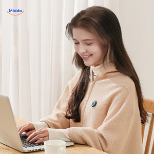 USB heated scarf perfect for cozy nights with consistent graphene warmth.