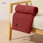 Energy-efficient USB heated scarf with healthy warmth technology and low power consumption.