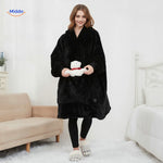 3-zone USB heated sweater laid out cleanly to showcase the full garment design.