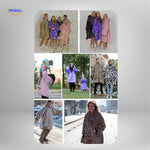 All available color variants of the USB heated sweater displayed together in a group photo.