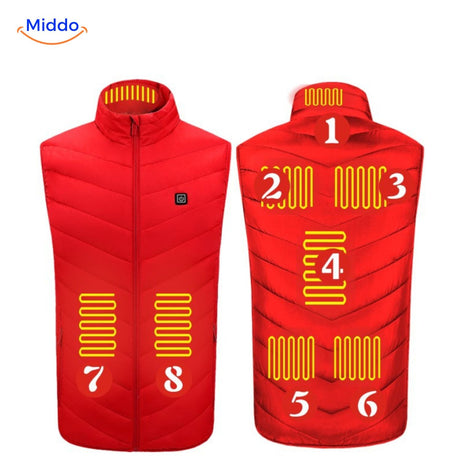 HeatGuard vest demonstrating advanced insulation and heat reflection technology.