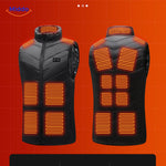 HeatGuard vest used for medical heat therapy and muscle recovery.