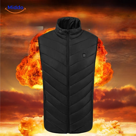 HeatGuard heated vest demonstrating powerful thermal heat output.