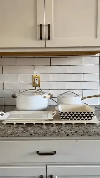 HeatFold electric warming mat for pans and serving dishes