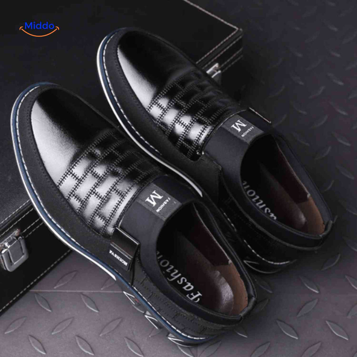 brown Flexaro Shoes top view image 5