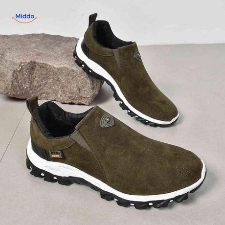 navy Stridex Men's Shoes lifestyle view image 9