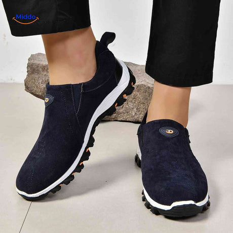 navy Stridex Men's Shoes front view image 2