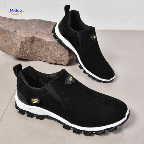 black Stridex Men's Shoes sole detail image 18