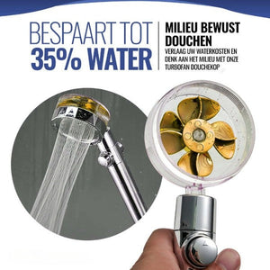 PowerShower™ High-Pressure Shower Head | 200% More Pressure & Water Saving
