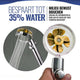 PowerShower™ High-Pressure Shower Head | 200% More Pressure & Water Saving