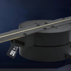 Installing memory card into HoloGlide 3D holographic fan