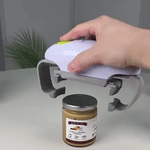 Open honey jars and other containers with single button press effortlessly.