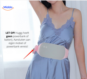 Huggy heated pad battery usage and charging instructions guide.