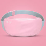 Huggy warming pad offering therapeutic heat for menstrual pain relief.