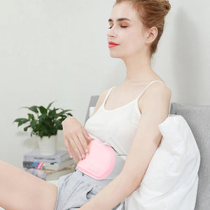 Huggy pad with therapeutic heat technology for period pain relief.