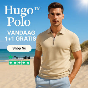 Hugo zip-up polo shirt for men in tailored fit.