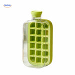 Green ice bottle in large size with high ice cube capacity