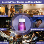 InstaZap mosquito lamp versatile uses indoors, outdoors, camping and travel situations.