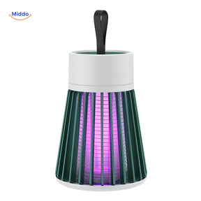 InstaZap USB mosquito lamp featuring UV light technology for chemical-free pest control.