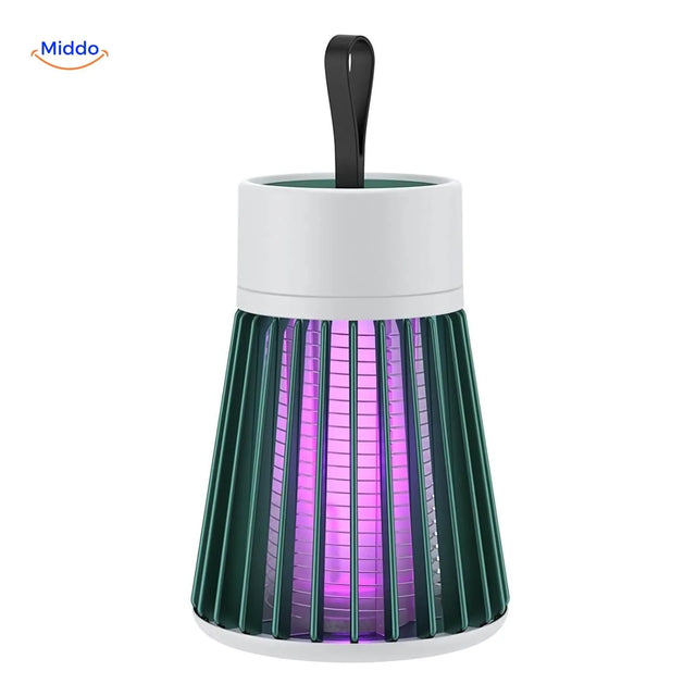 InstaZap USB mosquito lamp featuring UV light technology for chemical-free pest control.