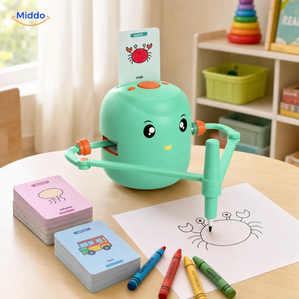 Interactive Drawing Robot™ | Creative Learning Fun — 100 cards
