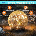 IP65 waterproof solar lamp with weatherproof protection rating.
