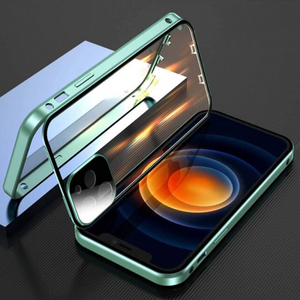WonderCase green color supports wireless charging and protection.