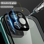 WonderCase features shatterproof glass on front and back for maximum durability.